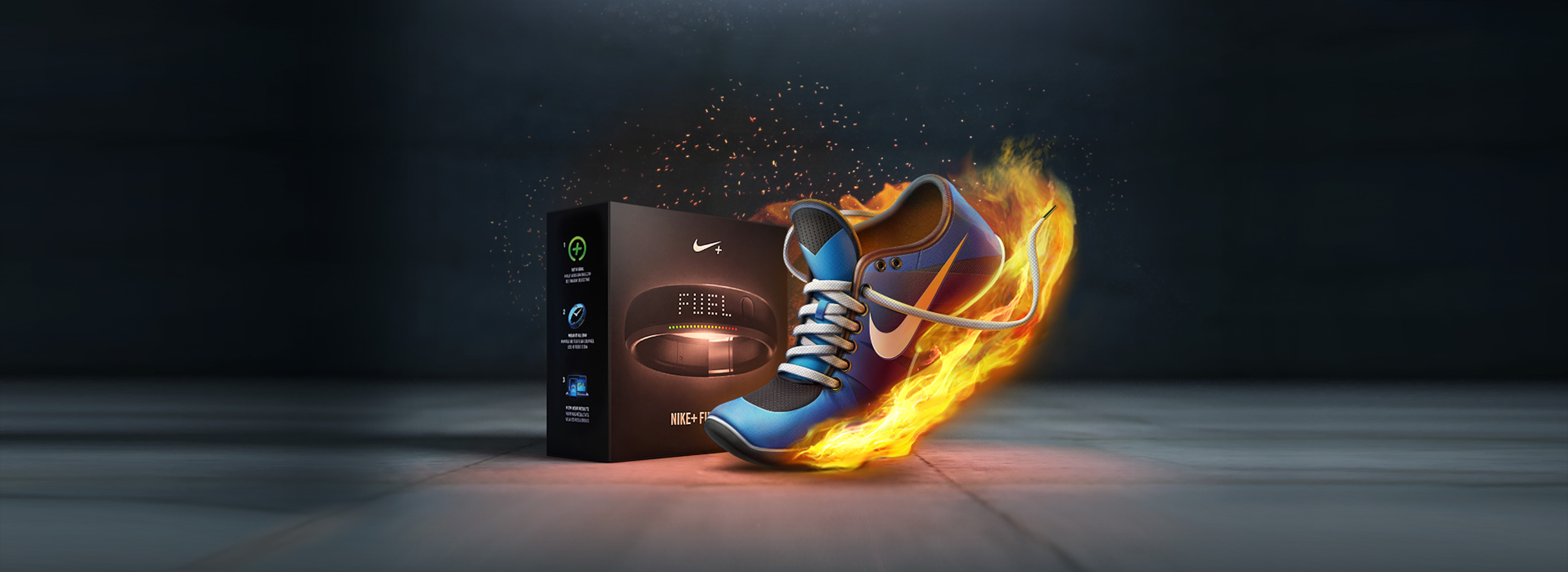 Graphic design illustration - Nike Plus