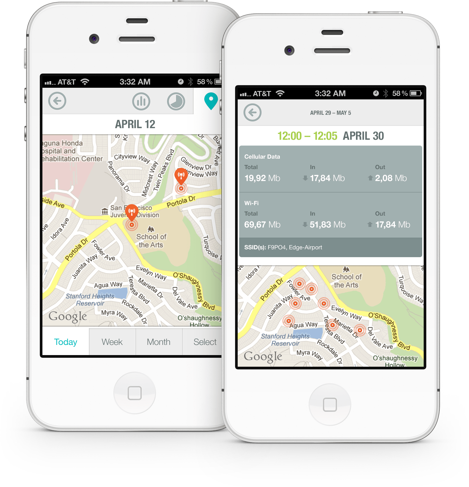 iPhone App Design - Mapping